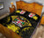 Fiji Polynesian Quilt Bed Set Hibiscus Yellow - Polynesian Pride