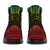 Vanuatu Leather Boots - Polynesian Reggae Chief Version - Polynesian Pride