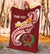 Pohnpei Personalised Premium Blanket - Pohnpei Seal Polynesian Patterns Plumeria - Polynesian Pride