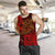 Guam Polynesian Men's Tank Top - Red Shark Polynesian Tattoo - Polynesian Pride