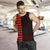 Hawaii Kakau Polynesian Anchor Personalized Men's Tank Top - Orange - Polynesian Pride