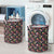 Tropical Hibiscus, Strelitzia Palm Leaves Hawaii Laundry Basket - Polynesian Pride