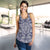 Polynesian Women's Racerback Tank Blue And White - Polynesian Pride