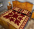 Hawaiian Quilt Pattern Palm Tree And Plumeria Quilt Bed Set - Polynesian Pride