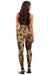 Polynesian Turtle Palm And Sea Pebbles Gold Hawaii Women's Leggings AH - Polynesian Pride