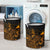 Tokelau Laundry Basket - Polynesian Turtle Hibiscus Gold - Polynesian Pride
