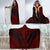 Norfolk Island Polynesian Chief Hooded Blanket - Red Version - Polynesian Pride