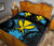 Kanaka Maoli (Hawaii) Polynesian Quilt Bed Set Hibiscus Blue - Polynesian Pride
