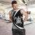 Hawaii Turtle White Polynesian Men's Tank Top - Circle Style - Polynesian Pride