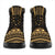 Wallis And Futuna Leather Boots - Polynesian Gold Chief Version - Polynesian Pride