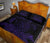 Hawaii Turtle Map Hibiscus Quilt Bed Set - Purple - Polynesian Pride