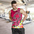 Hawaii Men's Tank Top - Turtle Plumeria Polynesian Tattoo Pink Color - Polynesian Pride