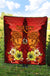 Vanuatu Personalised Premium Quilt - Tribal Tuna Fish - Polynesian Pride