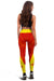 Hawaiian Mauna Kea Polynesian Leggings - Yellow - Brian Style - Polynesian Pride