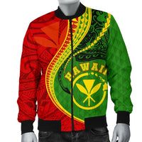 Kanaka Maoli Men's Bomber Jacket Hawaii Kanaloa Tatau - Polynesian Pride