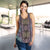 Polynesian Women's Racerback Tank Blur - Polynesian Pride