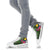 Papua New Guinea High Top Shoes - Turtle Plumeria Banana Leaf - Polynesian Pride