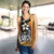 Polynesian Hawaii Women Racerback Tank Gold - Turtle with Hook - Polynesian Pride
