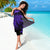 Hawaii Turtle Plumeria Coconut Tree Polynesian Sarong - Purple - Polynesian Pride