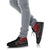 Guam Polynesian High Top Shoes - Red Turtle Flowing - Polynesian Pride