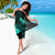 Hawaii Turtle Map Hibiscus Sarong - Turquoise - Polynesian Pride