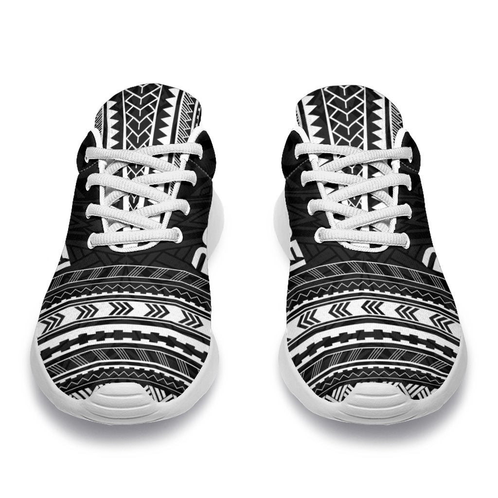 Pohnpei Sporty Sneakers - Polynesian Chief Black Version - Polynesian Pride