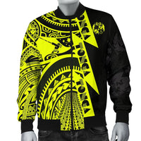 Polynesian Men's Bomber Jackets - Maui Moana Tattoo with Seal Tonga - Polynesian Pride