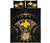 Papua New Guinea Polynesian Quilt Bed Set Hibiscus Gold - Polynesian Pride