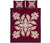 Hawaiian Quilt Bed Set Royal Pattern - Pink - B2 Style - Polynesian Pride
