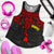 Polynesian Hawaii Women's Racerback Tank - Polynesian Whale Tail Red - Polynesian Pride
