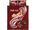 American Samoa Personalised Quilt Bed Set - AS Seal Polynesian Patterns Plumeria - Polynesian Pride