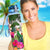 Pohnpei Custom Personalised Hydro Tracking Bottle White - Turtle Plumeria Banana Leaf - Polynesian Pride