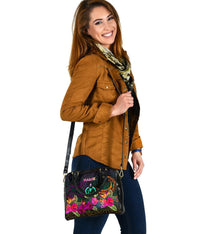 Vanuatu Personalised Shoulder Handbag - Summer Hibiscus - Polynesian Pride