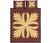 Hawaiian Royal Pattern Quilt Bed Set - Coral - C3 Style - Polynesian Pride