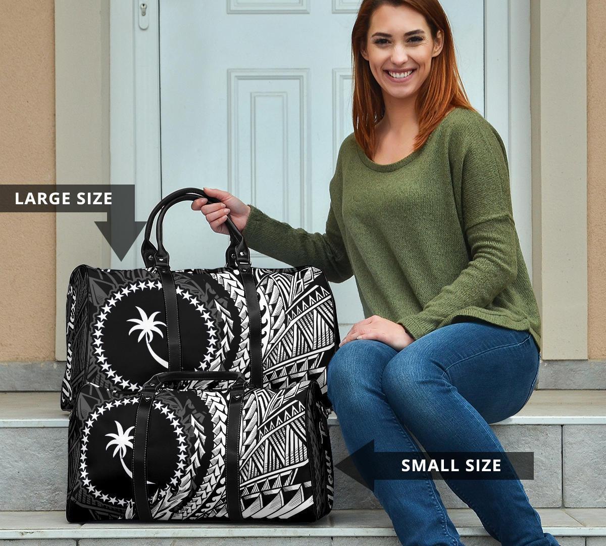 Chuuk State Travel Bag - Custom Personalised Wings Style - Polynesian Pride