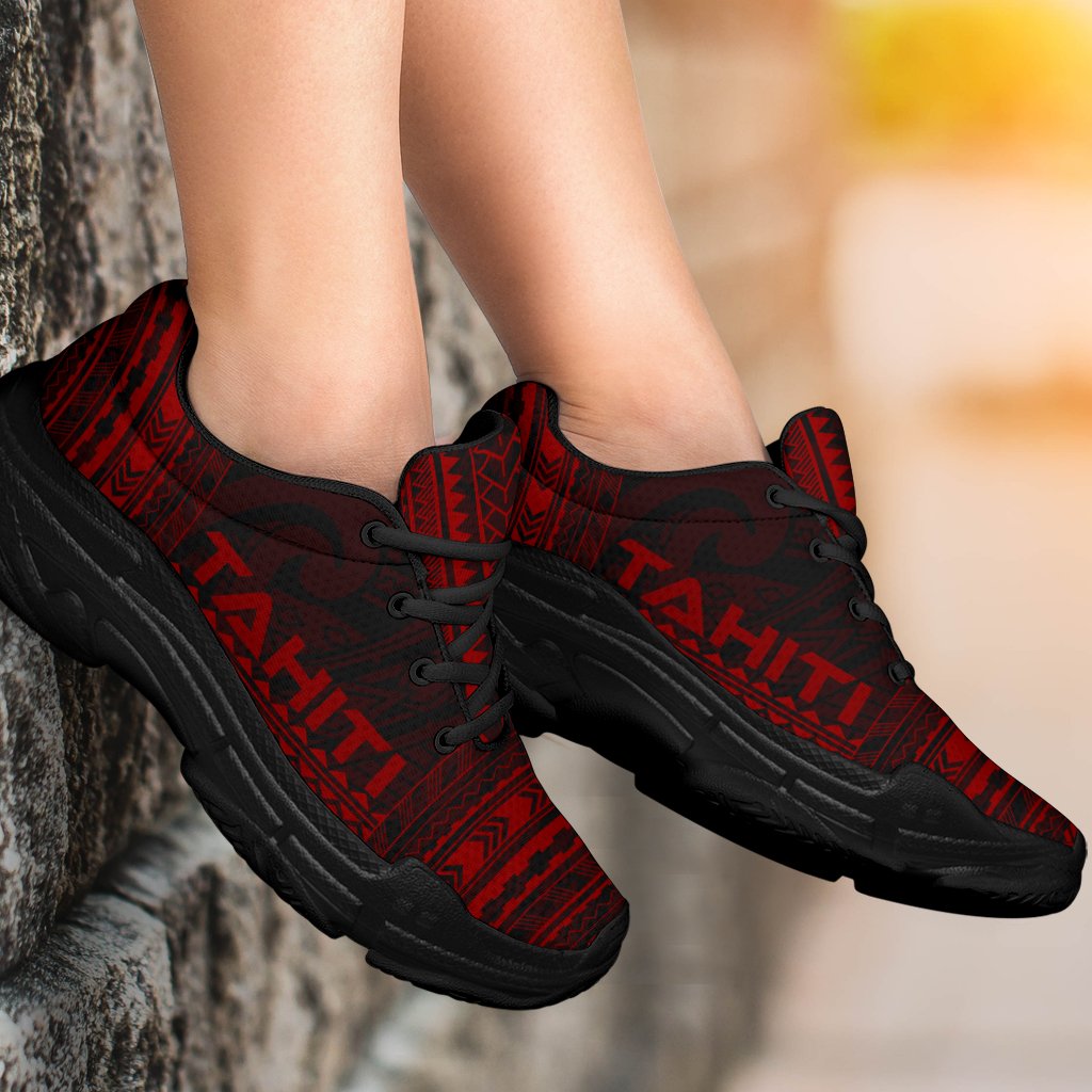 Tahiti Chunky Sneakers - Polynesian Chief Red Version - Polynesian Pride