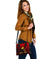 Papua New Guinea Custom Personalised Shoulder Handbag - Raggiana Bird of Paradise Polynesian Patterns - Polynesian Pride