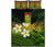 Hawaii Quilt Bed Set, Polynesian Tiki Plumeria Banana Leaves Reggae Reggae - Polynesian Pride
