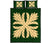 Hawaiian Royal Pattern Quilt Bed Set - Green - C3 Style - Polynesian Pride