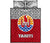 Tahiti Polynesian Quilt Bed Set - Tahiti Flag Polynesian Tattoo Red - Polynesian Pride