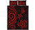 New Caledonia Quilt Bed Set - Red Tentacle Turtle - Polynesian Pride