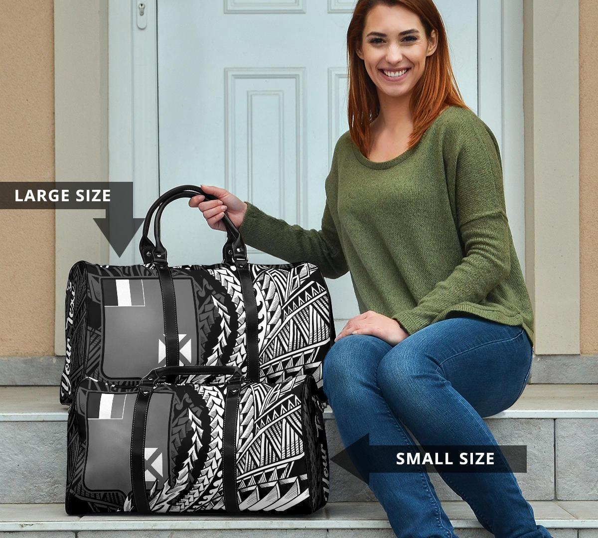 Wallis and Futuna Travel Bag - Custom Personalised Wings Style - Polynesian Pride