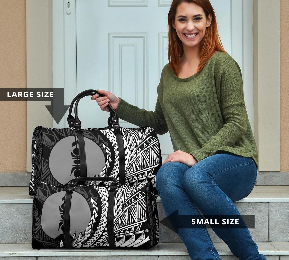 New Caledonia Travel Bag - Custom Personalised Seal Wings Style - Polynesian Pride