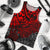 Guam Polynesian Tank Top (Men) - Red Turtle Flowing Red - Polynesian Pride