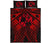 Tonga Polynesian Quilt Bed Set - Tonga Red Seal with Polynesian tattoo - Polynesian Pride