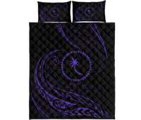 Chuuk Islands Quilt Bed Set - Purple - Frida Style Purple - Polynesian Pride
