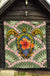 Hawaii Turtle Map Plumeria Hawaiian Tropical Premium Quilt - Candy Style - AH - Polynesian Pride