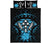 Kosrae Polynesian Quilt Bed Set Hibiscus Blue - Polynesian Pride