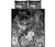Custom Personalised Yap Quilt Bed Set - Humpback Whale with Tropical Flowers (White) - Polynesian Pride