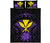 Kanaka Maoli (Hawaii) Polynesian Quilt Bed Set Hibiscus Purple - Polynesian Pride